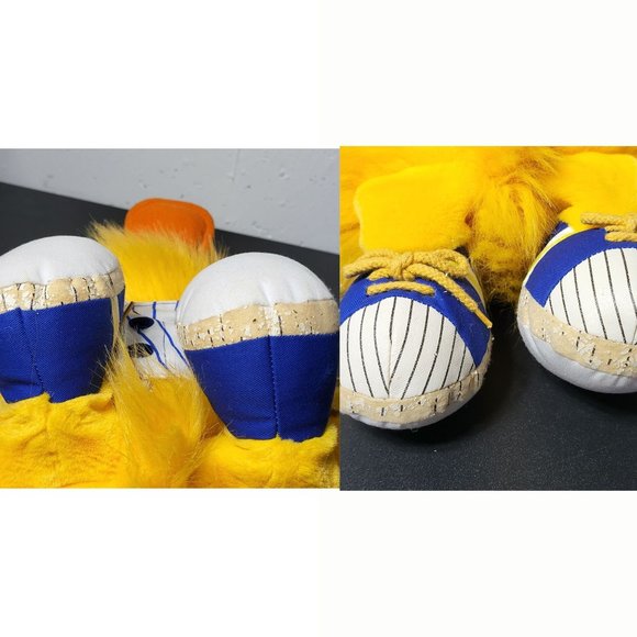 Vintage 1988 Googles by Ganz Mickey Duck Baseball Plush Stuffed Animal 80s Retro - Picture 3 of 14